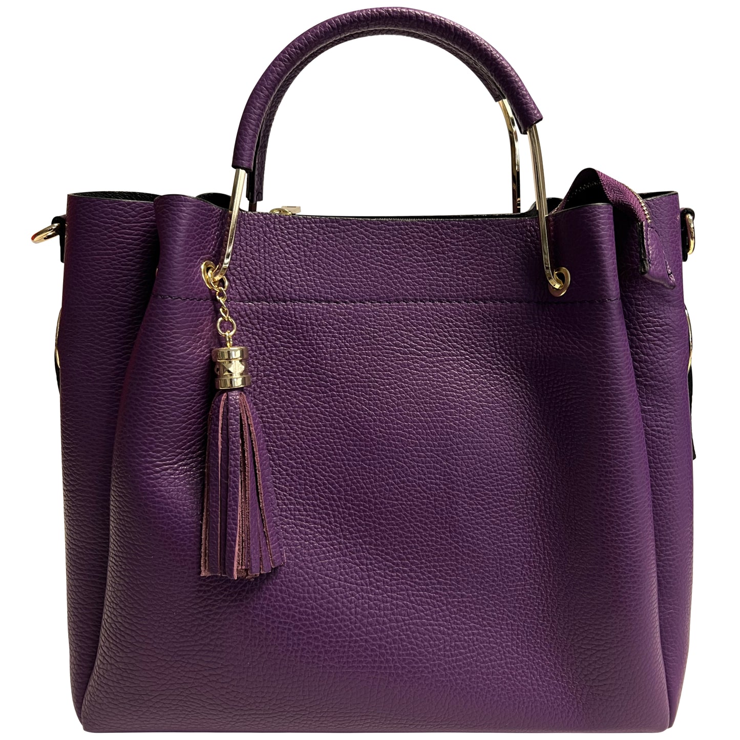 Modarno Bucket Bag für Damen aus echtem Leder + Innentasche Modell Fiona