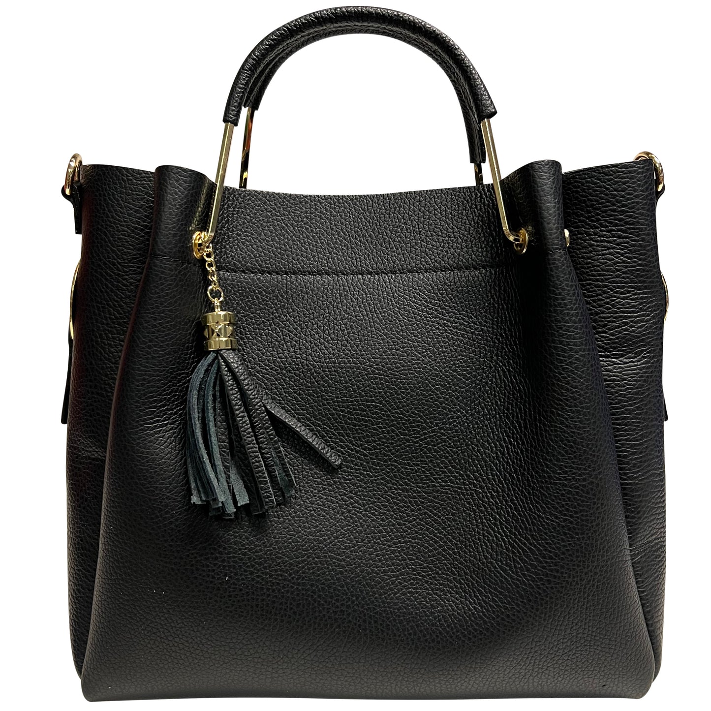 Modarno Bucket Bag für Damen aus echtem Leder + Innentasche Modell Fiona