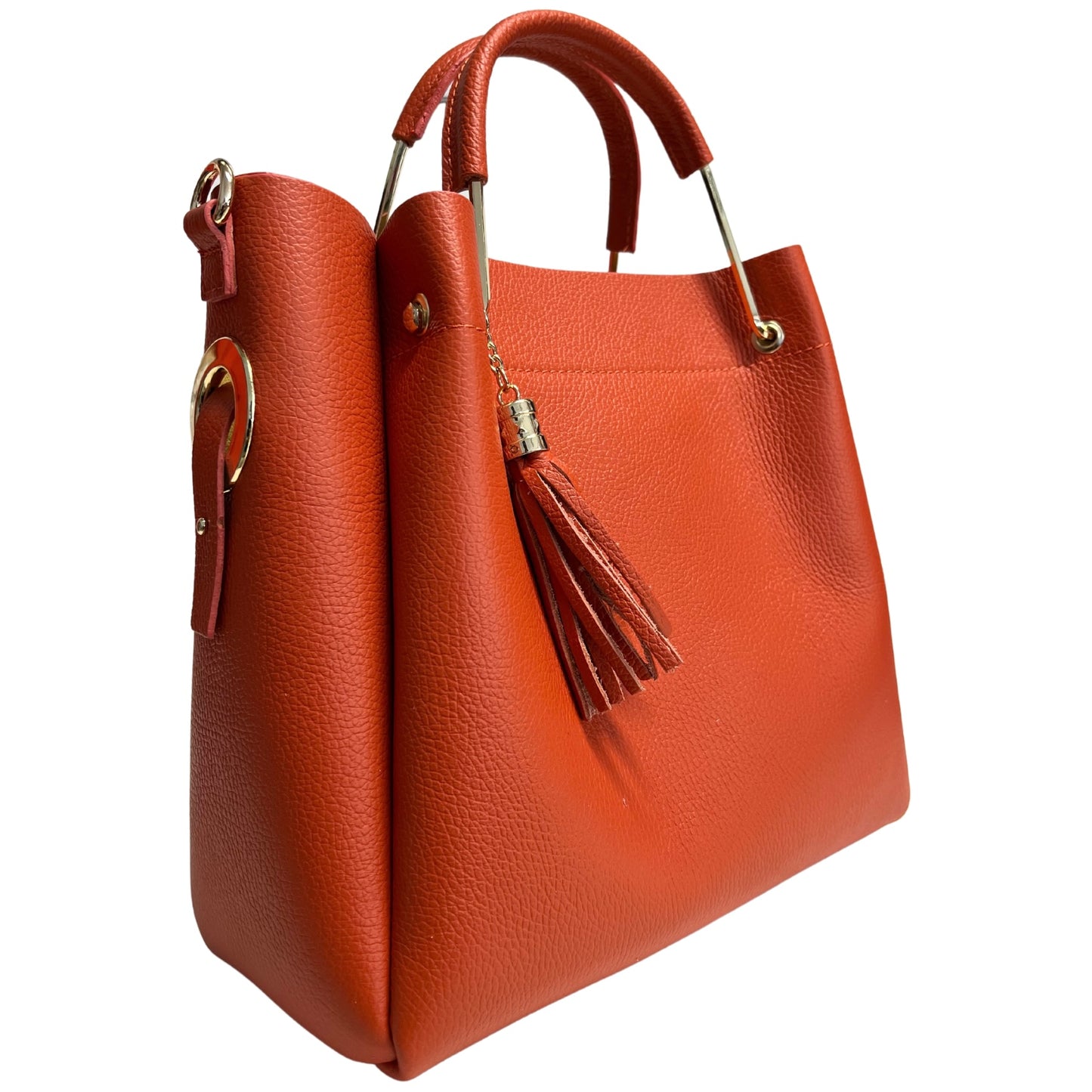 Modarno Bucket Bag für Damen aus echtem Leder + Innentasche Modell Fiona