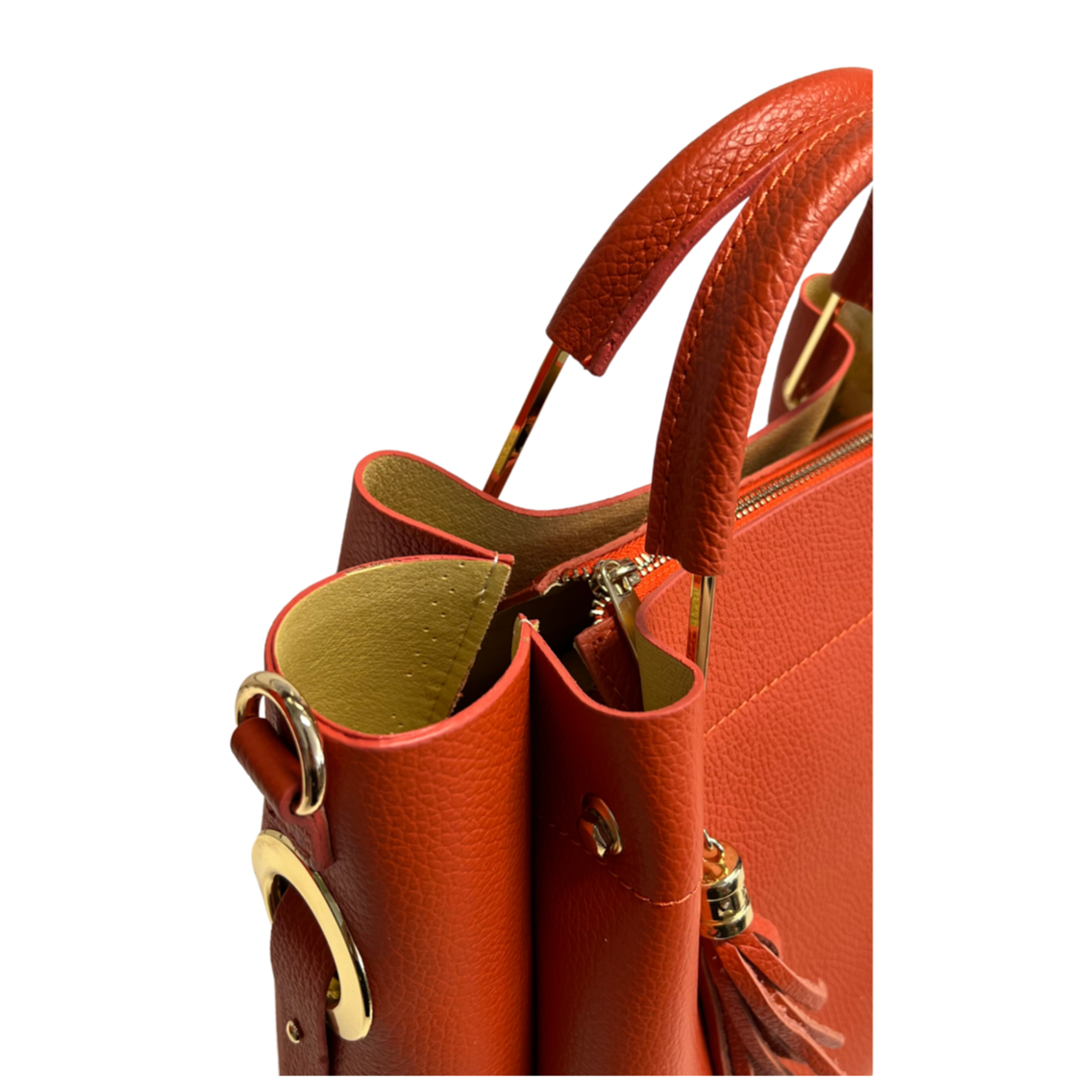 Modarno Bucket Bag für Damen aus echtem Leder + Innentasche Modell Fiona