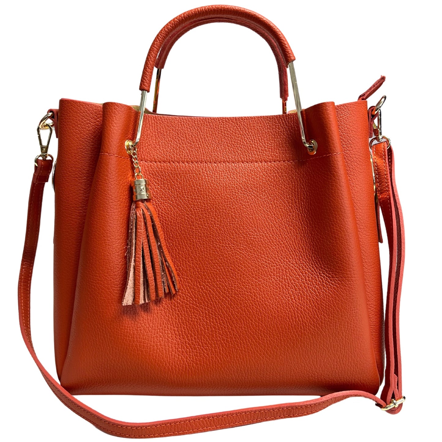 Modarno Bucket Bag für Damen aus echtem Leder + Innentasche Modell Fiona