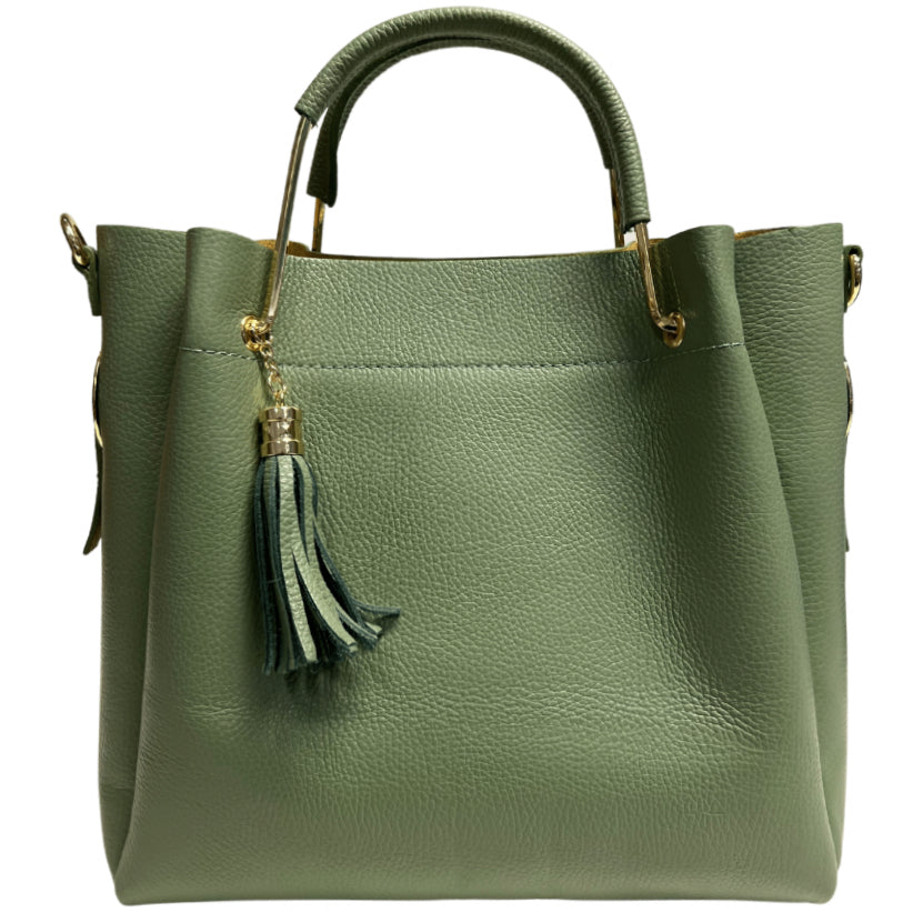 Modarno Bucket Bag für Damen aus echtem Leder + Innentasche Modell Fiona