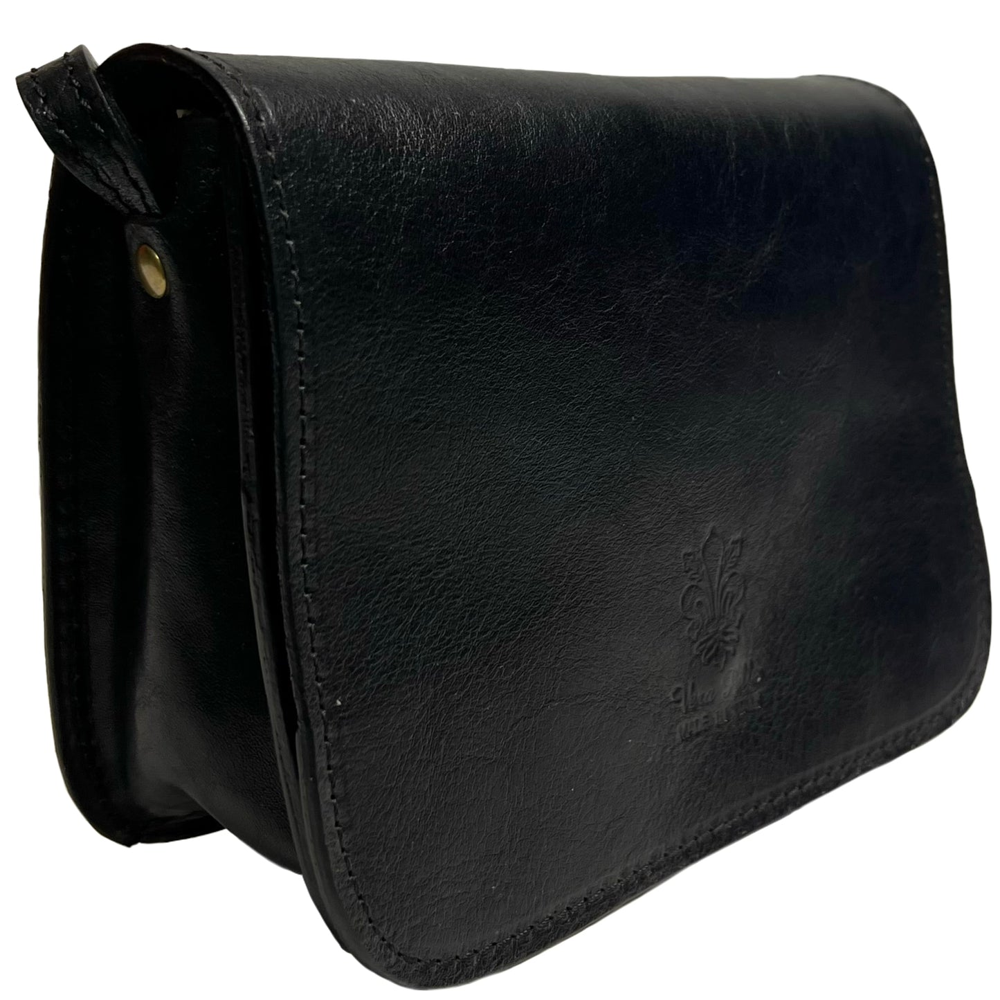 Modarno Schultertasche aus echtem pflanzlich gegerbtem Leder 20 x 7 x 15 cm
