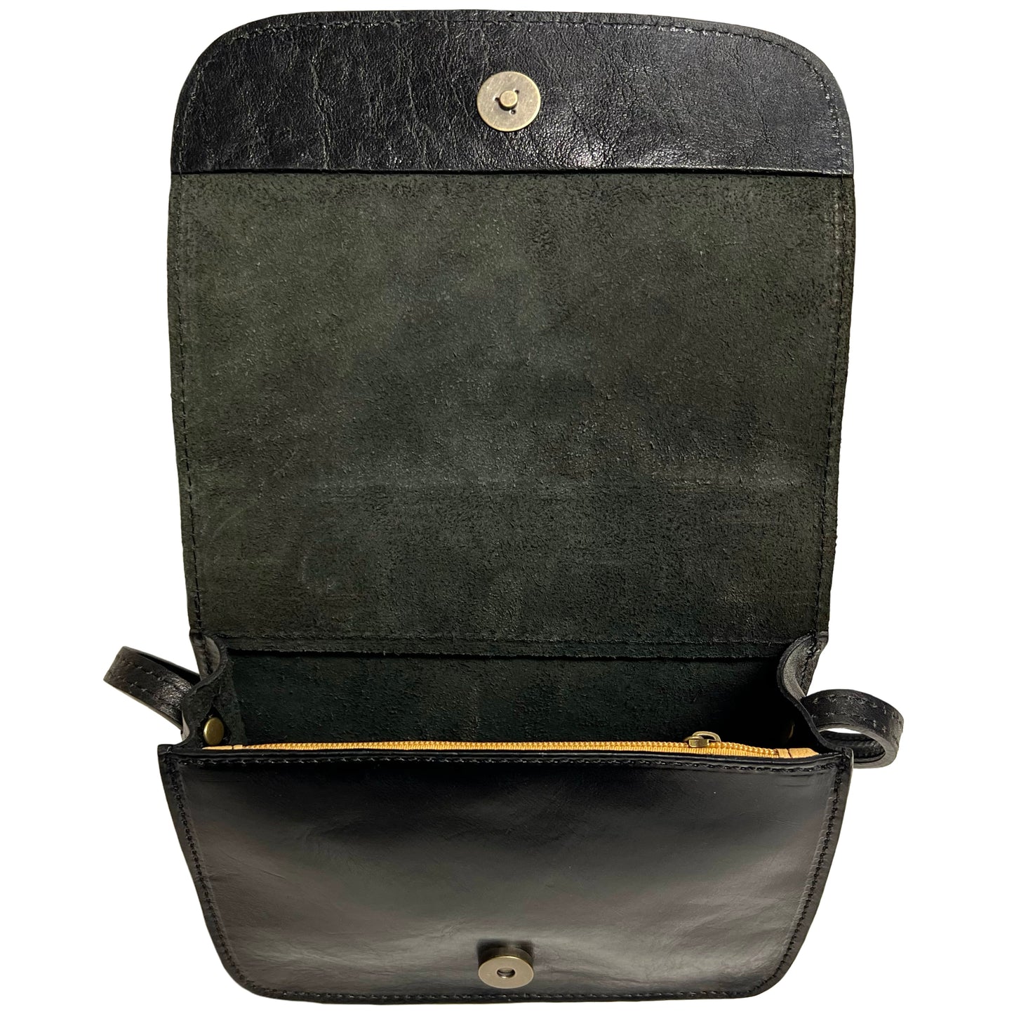 Modarno Schultertasche aus echtem pflanzlich gegerbtem Leder 20 x 7 x 15 cm