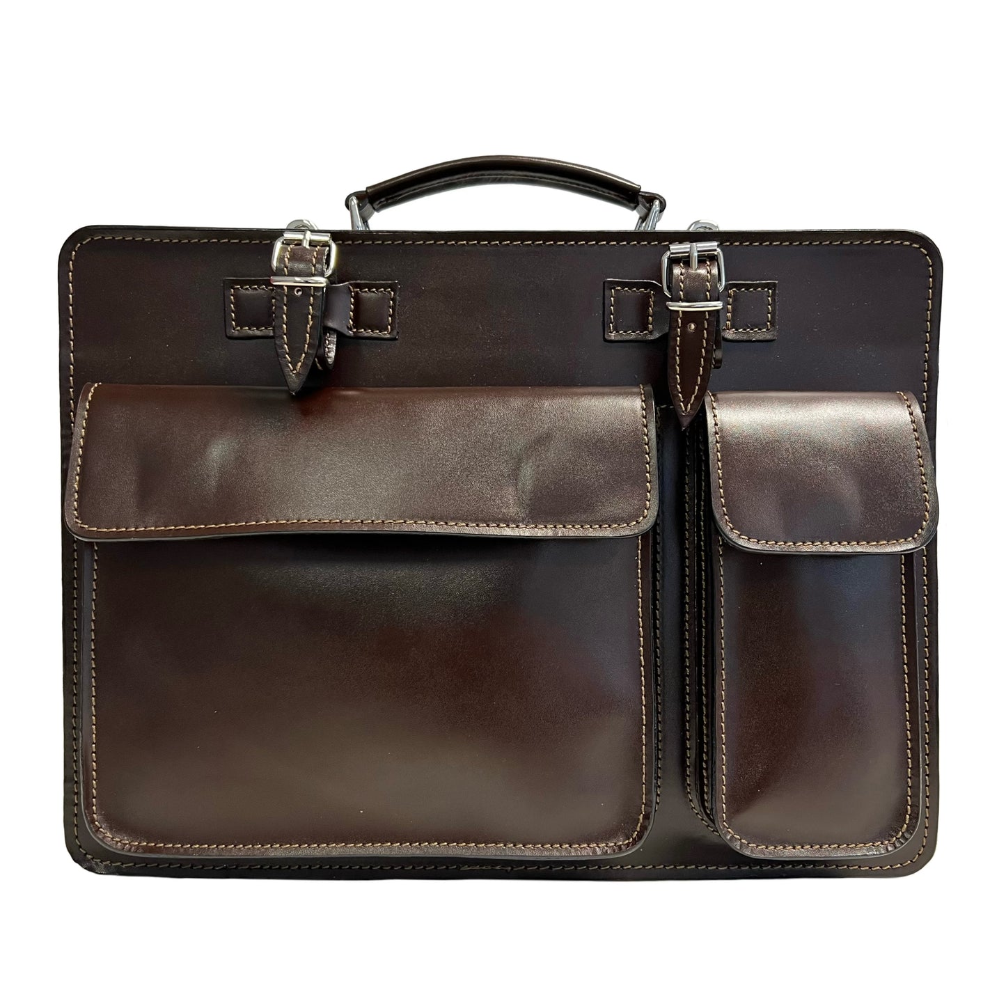 Modarno Leder Aktentasche Herren, Ledertasche, Anwaltstasche, Weihnachtsgeschenk für Ihn, Businesstasche, Made in Italy, Schultertasche