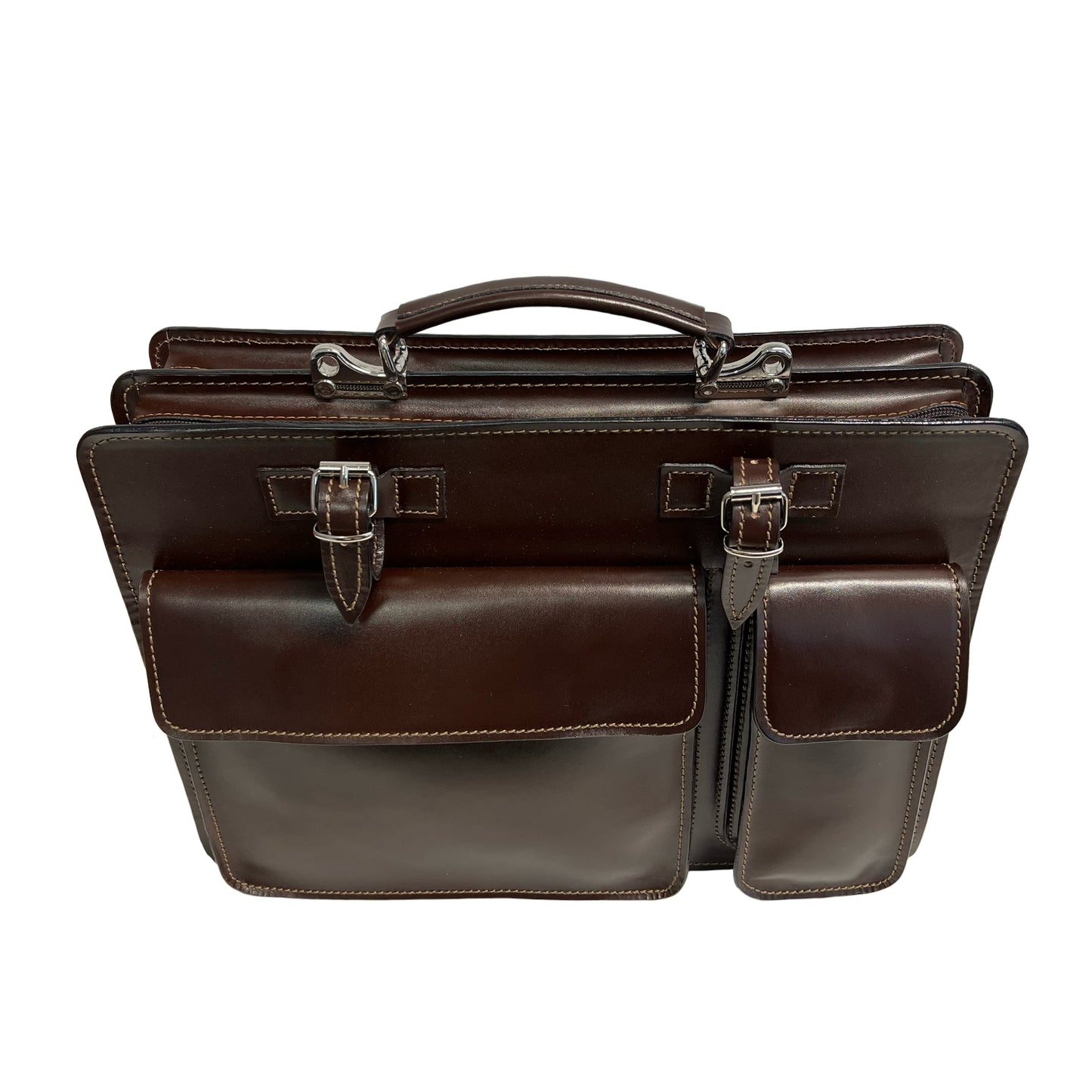 Modarno Leder Aktentasche Herren, Ledertasche, Anwaltstasche, Weihnachtsgeschenk für Ihn, Businesstasche, Made in Italy, Schultertasche