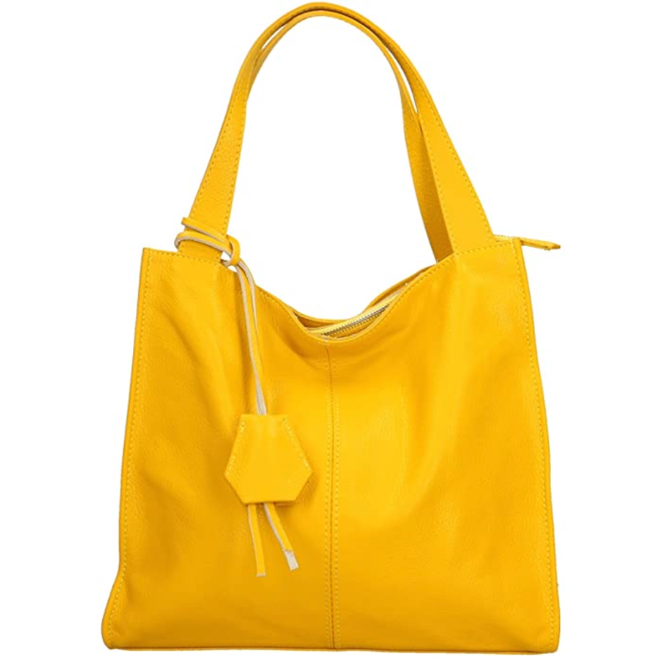 Modarno Shoulder Bag Borsa a Spalla da Donna in Vera Pelle 34x10x31 Cm