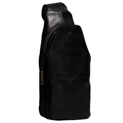 Modarno Borsa Uomo in vera pelle Marsupio Monospalla Jump
