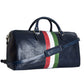 Modarno Borsone viaggio in pelle da uomo e donna borsa viaggio borsa sport bandiera Italiana borsa viaggio vera pelle Made in Italy