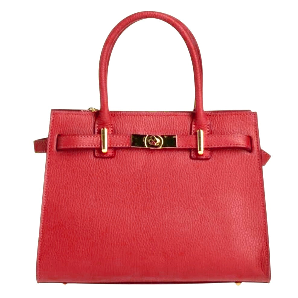 Modarno Borsa a mano e a tracolla "Gina"  in vera pelle 28x14x20cm