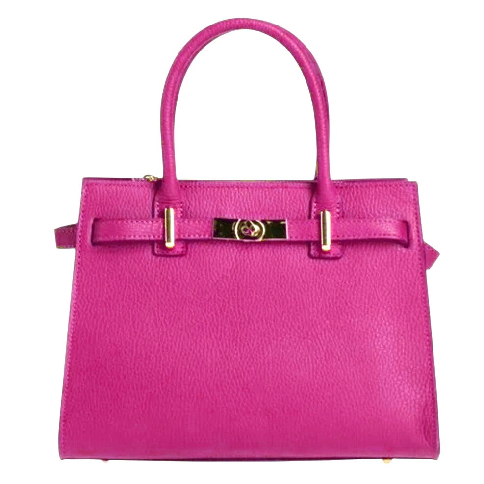 Modarno Borsa a mano e a tracolla "Gina"  in vera pelle 28x14x20cm