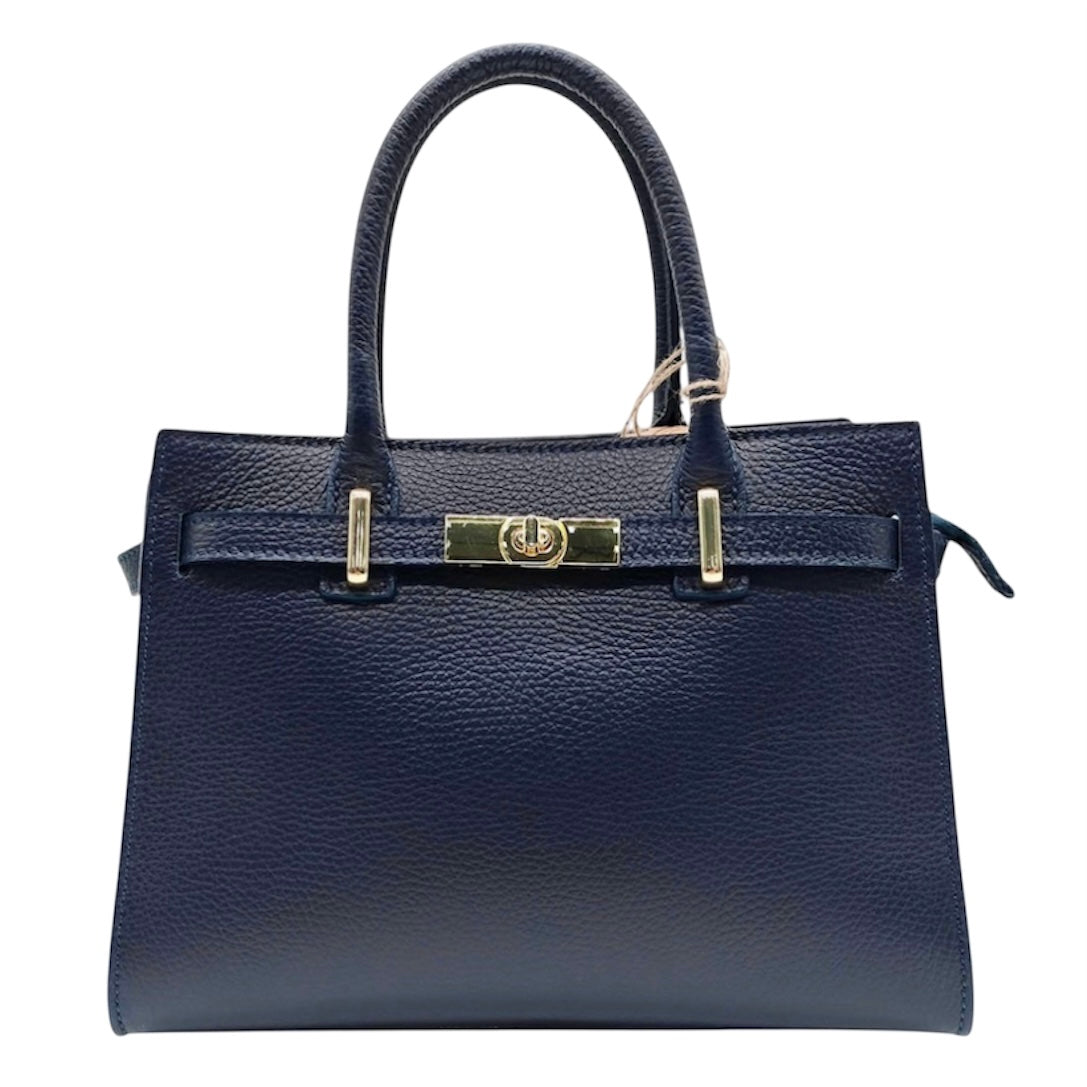 Modarno Borsa a mano e a tracolla "Gina"  in vera pelle 28x14x20cm