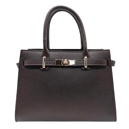 Modarno Borsa a mano e a tracolla "Gina"  in vera pelle 28x14x20cm