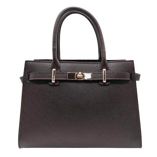 Modarno Borsa a mano e a tracolla "Gina"  in vera pelle 28x14x20cm