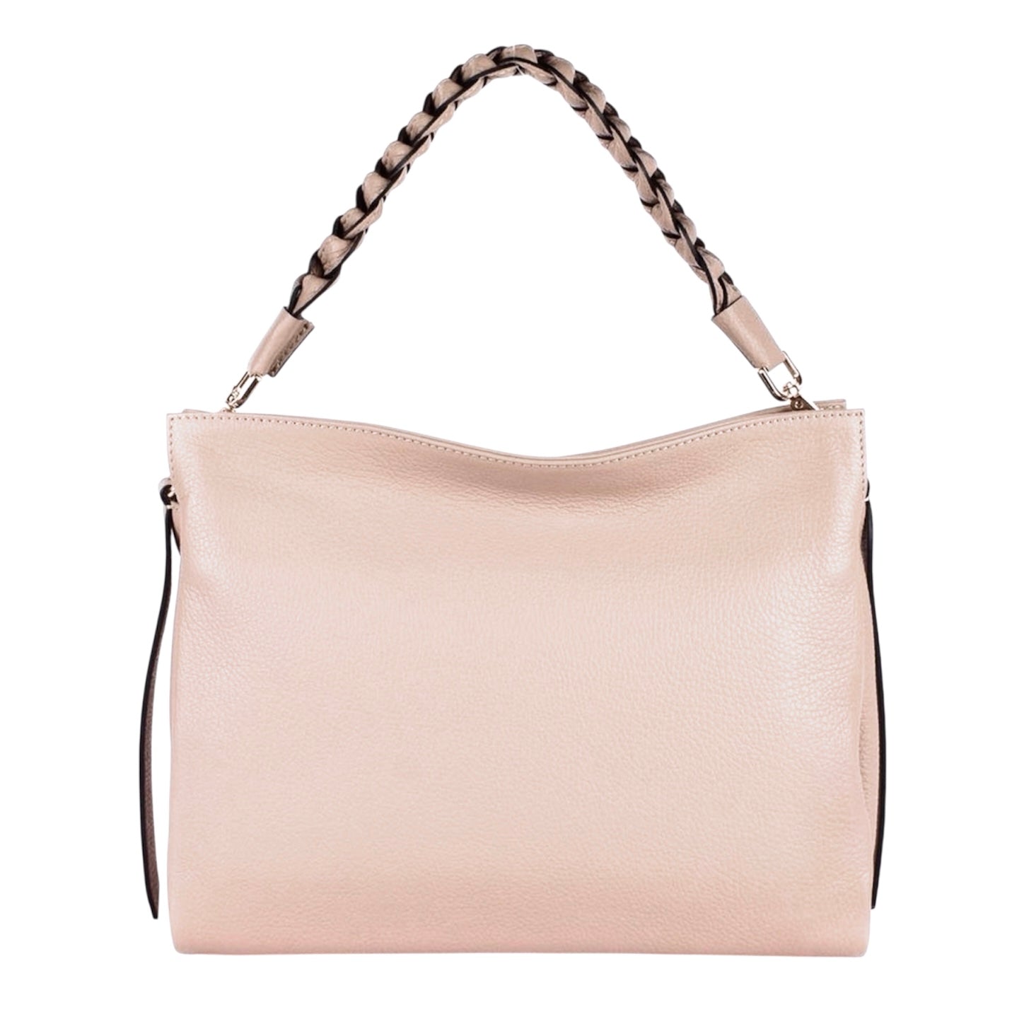 Modarno Borsa donna a tracolla/mano con manico intrecciato 31x13x24 cm