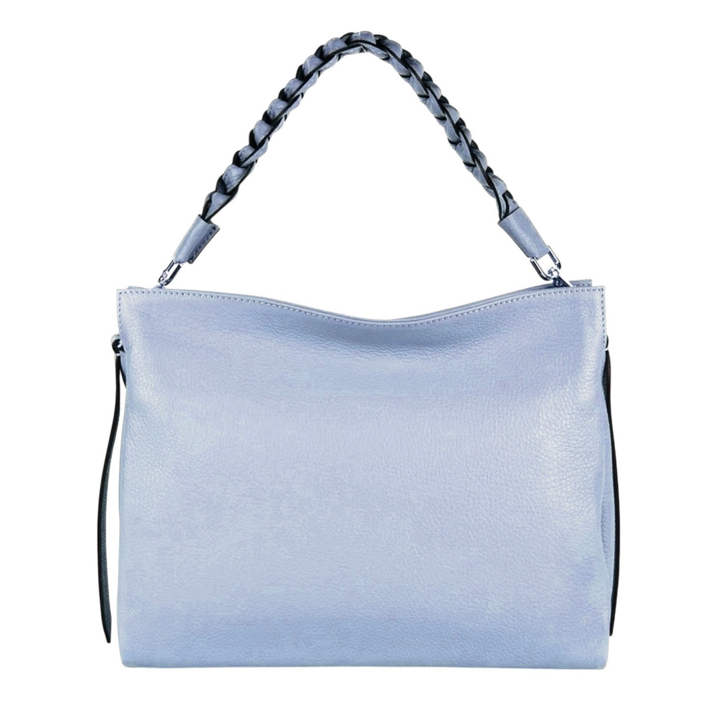 Modarno Borsa donna a tracolla/mano con manico intrecciato 31x13x24 cm