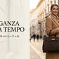 Modarno Borsa Birk a Mano in vera Pelle Scamosciato 40x17x28 cm
