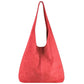 Modarno Women's shoulder bag in suede leather clutch bag, shoulder bag, shopper, women's, genuine leather