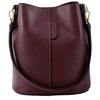 Modarno Borsetta a Secchiello Giulia in Vera Pelle Dollaro 23x16x27 cm