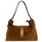 Modarno Borsa a tracolla in vera pelle camoscio  35x11x24 cm