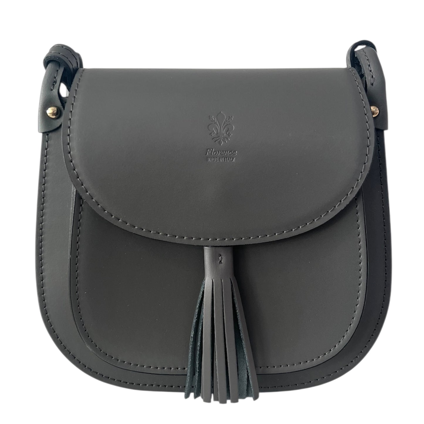 Modarno Borsa a Spalla Tracollina da Donna in Vera Pelle Made in Italy - 23x21x7