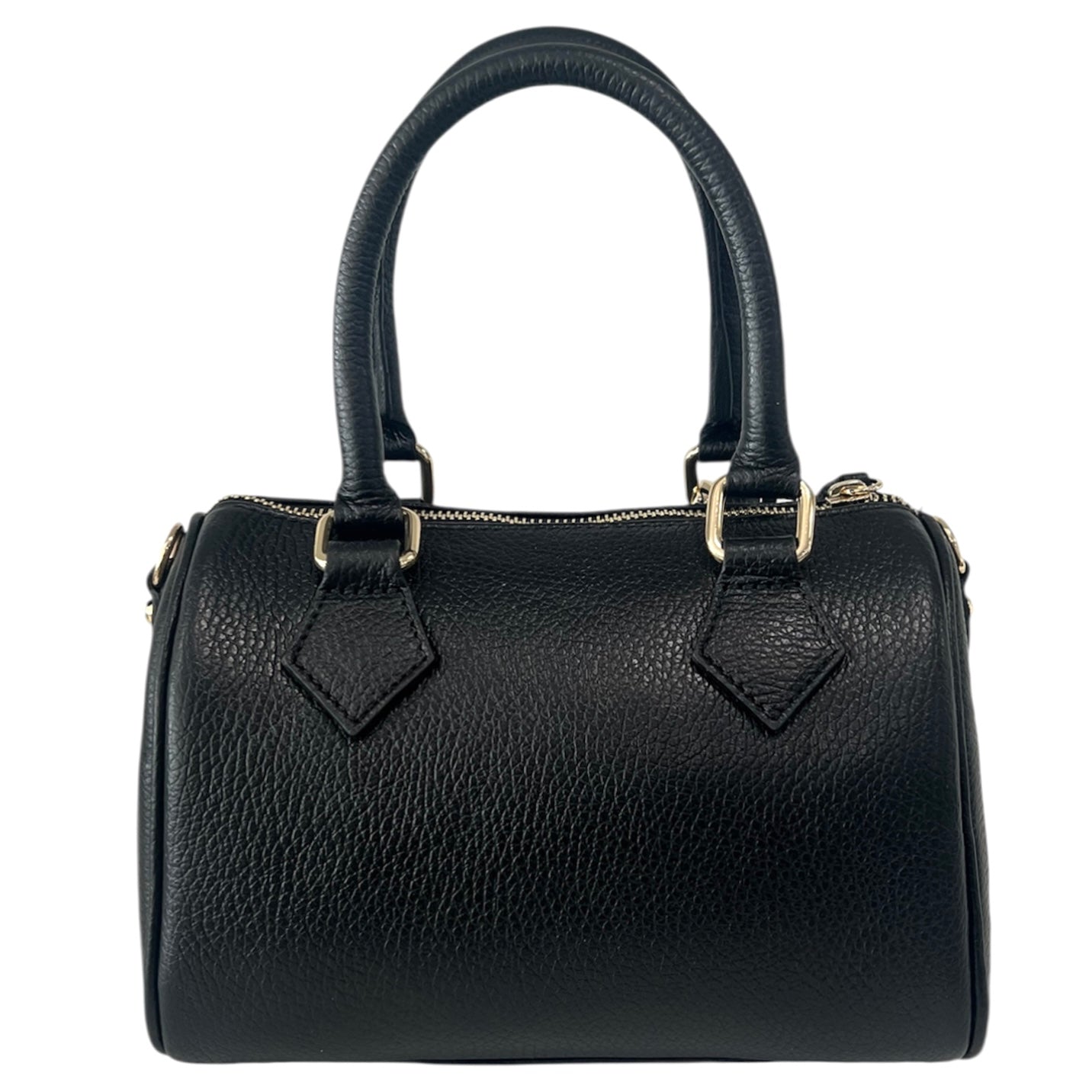 Modarno Borsetta donna bauletto Marra vera pelle 23x13x17 cm