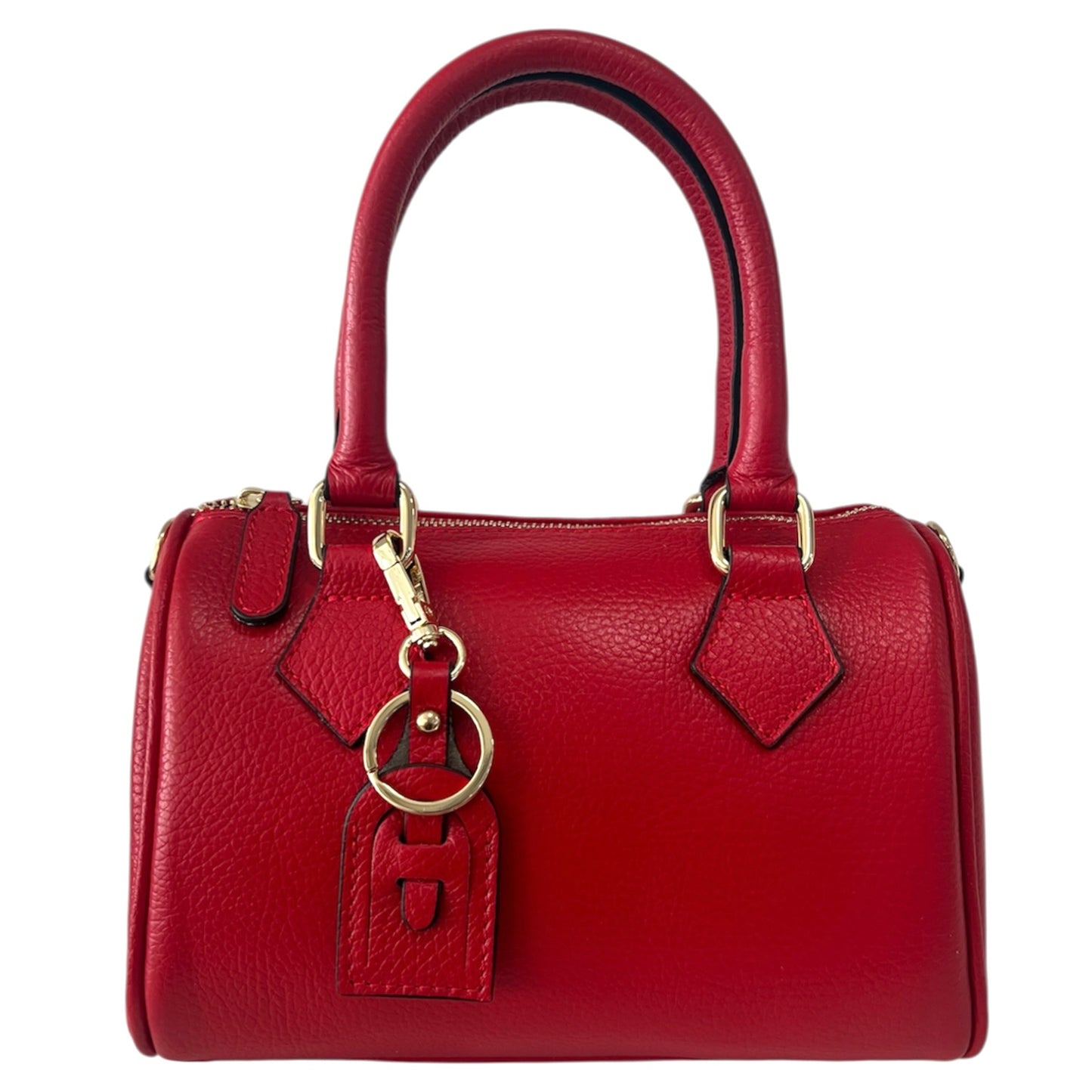 Modarno Borsetta donna bauletto Marra vera pelle 23x13x17 cm