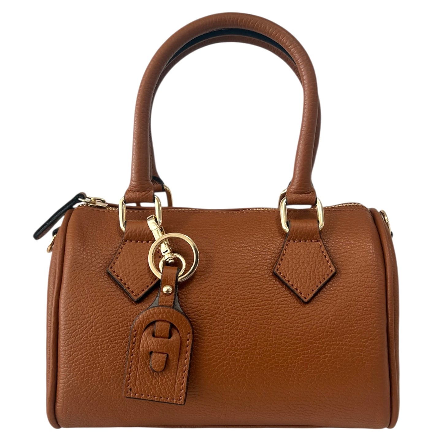 Modarno Borsetta donna bauletto Marra vera pelle 23x13x17 cm