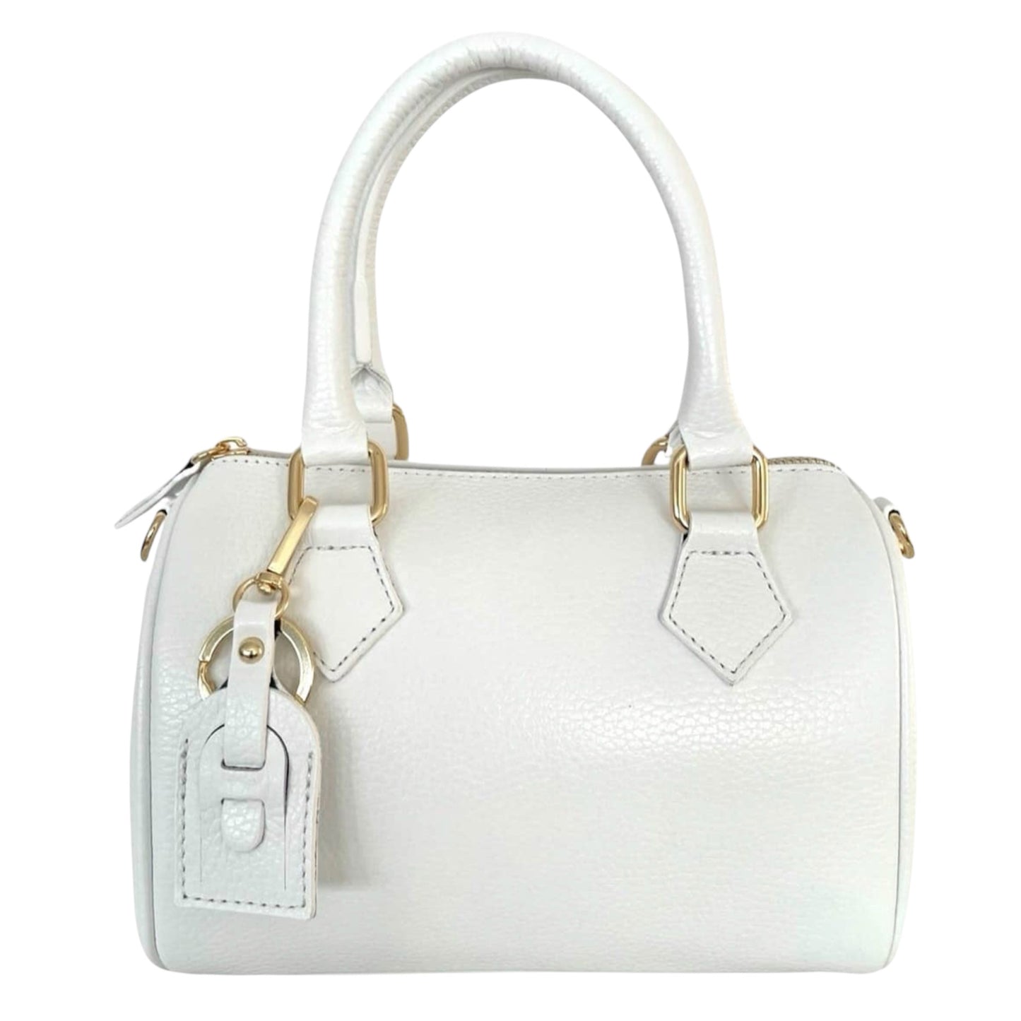 Modarno Borsetta donna bauletto Marra vera pelle 23x13x17 cm