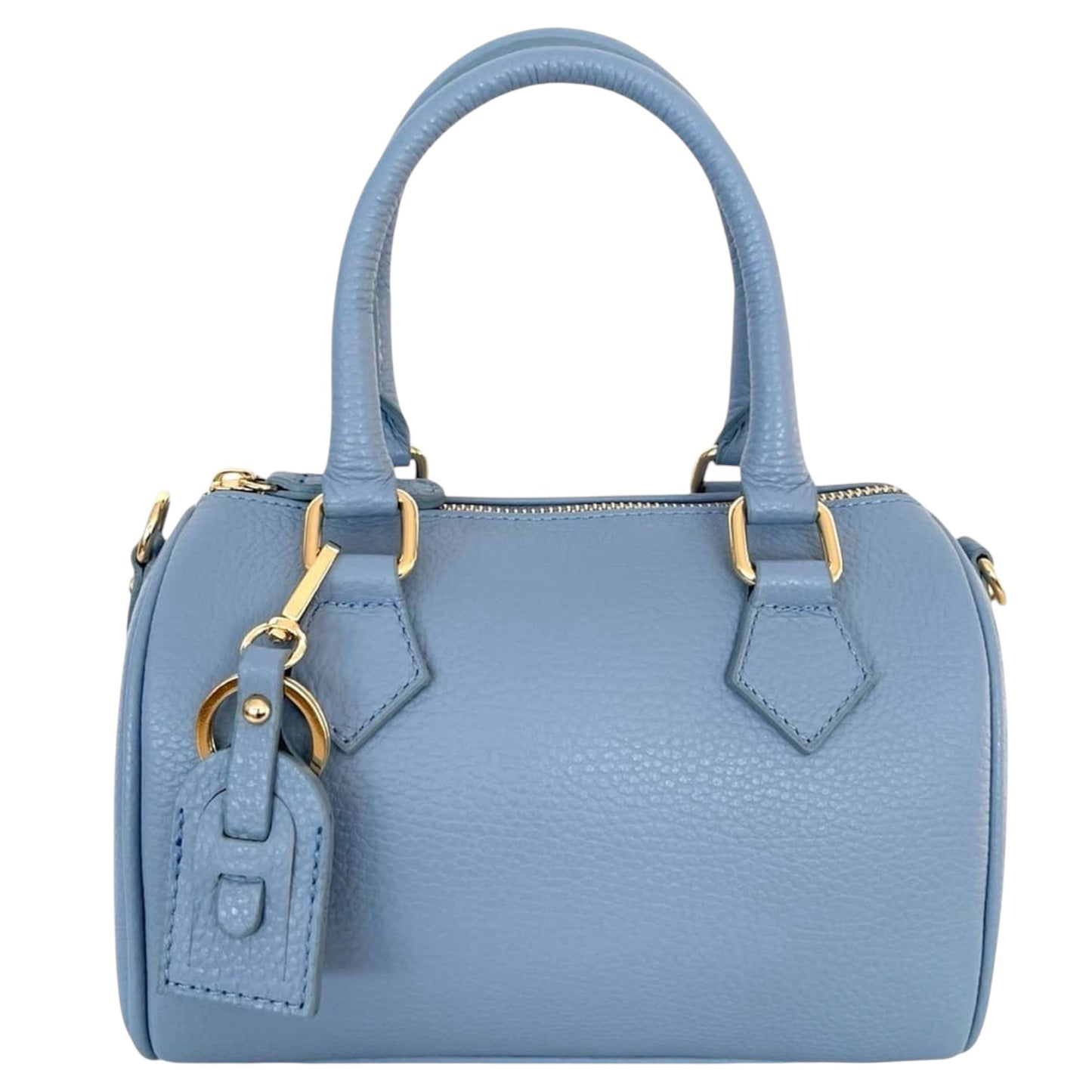 Modarno Borsetta donna bauletto Marra vera pelle 23x13x17 cm