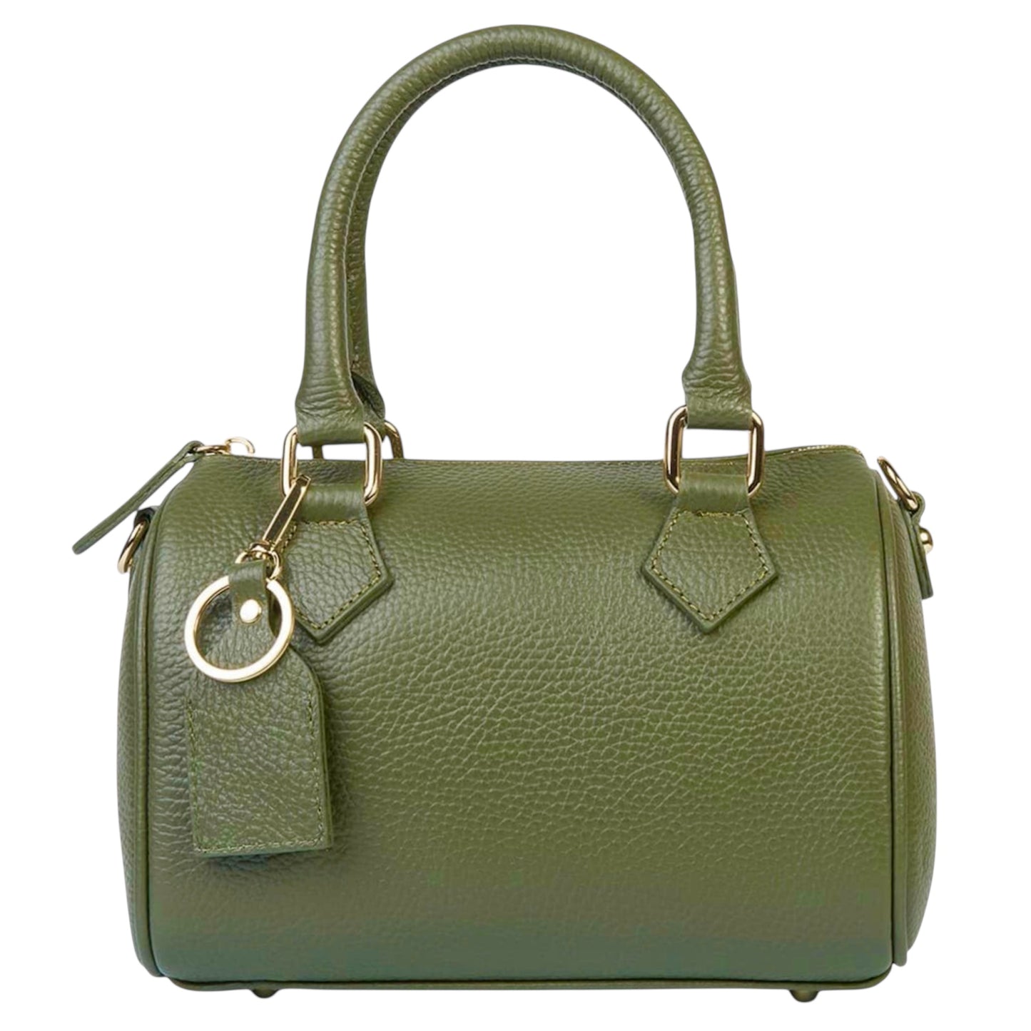 Modarno Borsetta donna bauletto Marra vera pelle 23x13x17 cm