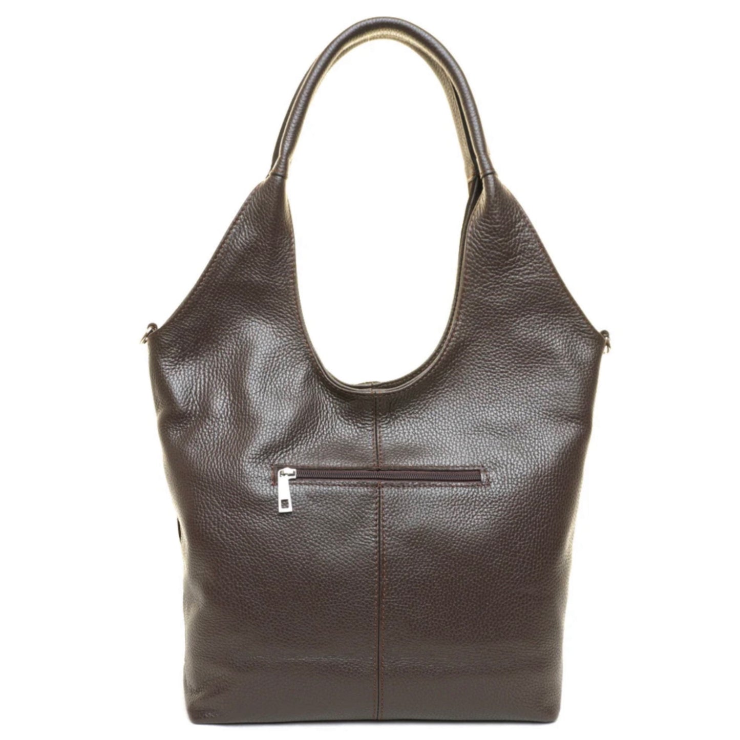 Modarno Borsa donna Shopper a spalla/tracolla in vera pelle camoscio 30x11x30 cm