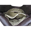 Modarno Borsa donna Shopper a spalla/tracolla in vera pelle camoscio 30x11x30 cm