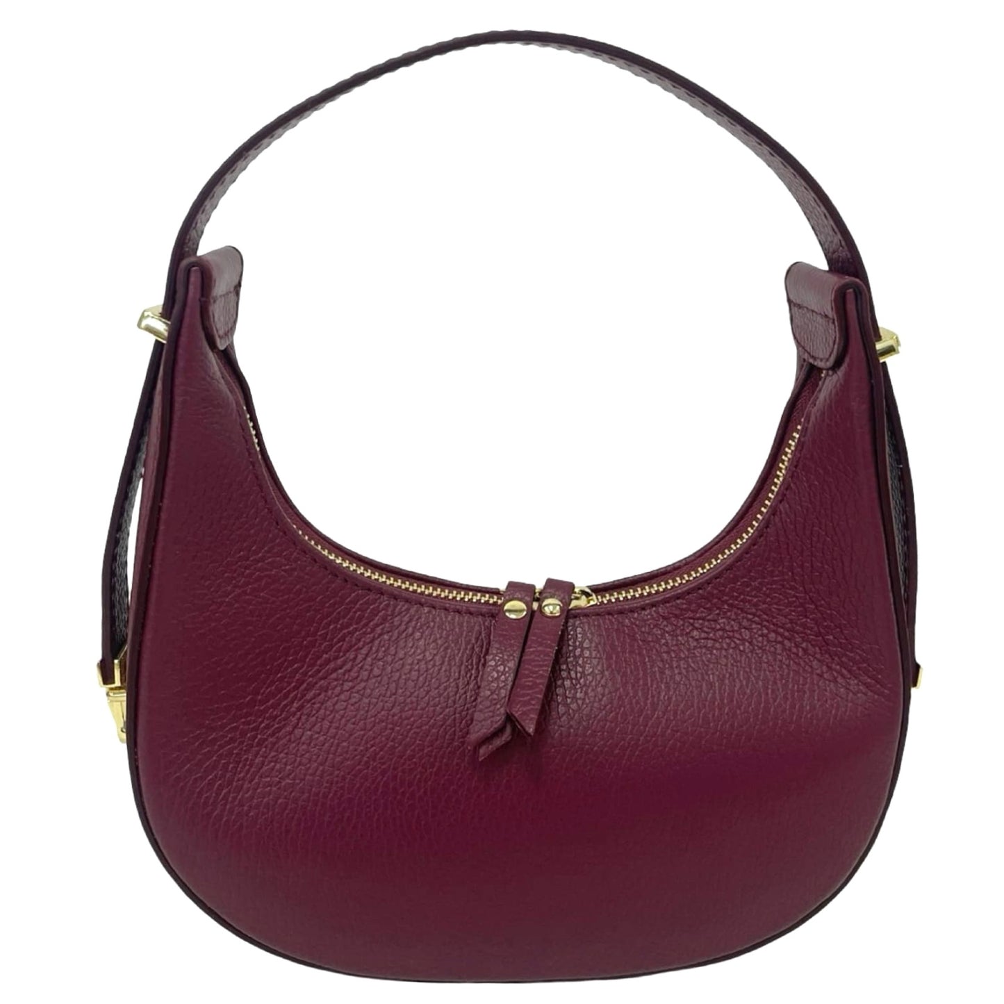 Modarno Borsetta Moon vera pelle con manico regolabile in lunghezza 23x7x12 cm