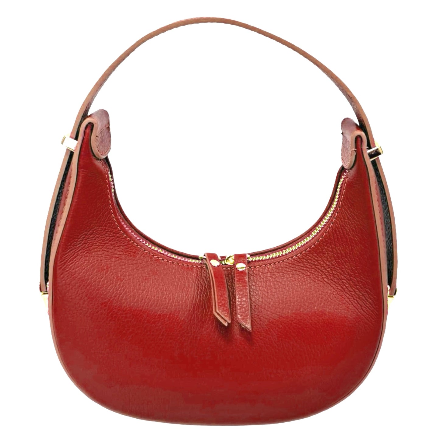 Modarno Borsetta Moon vera pelle con manico regolabile in lunghezza 23x7x12 cm