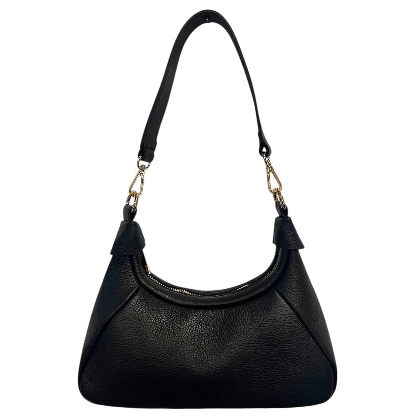 Modarno Borsetta a mano/tracolla BIBI in vera pelle 26x8x13cm