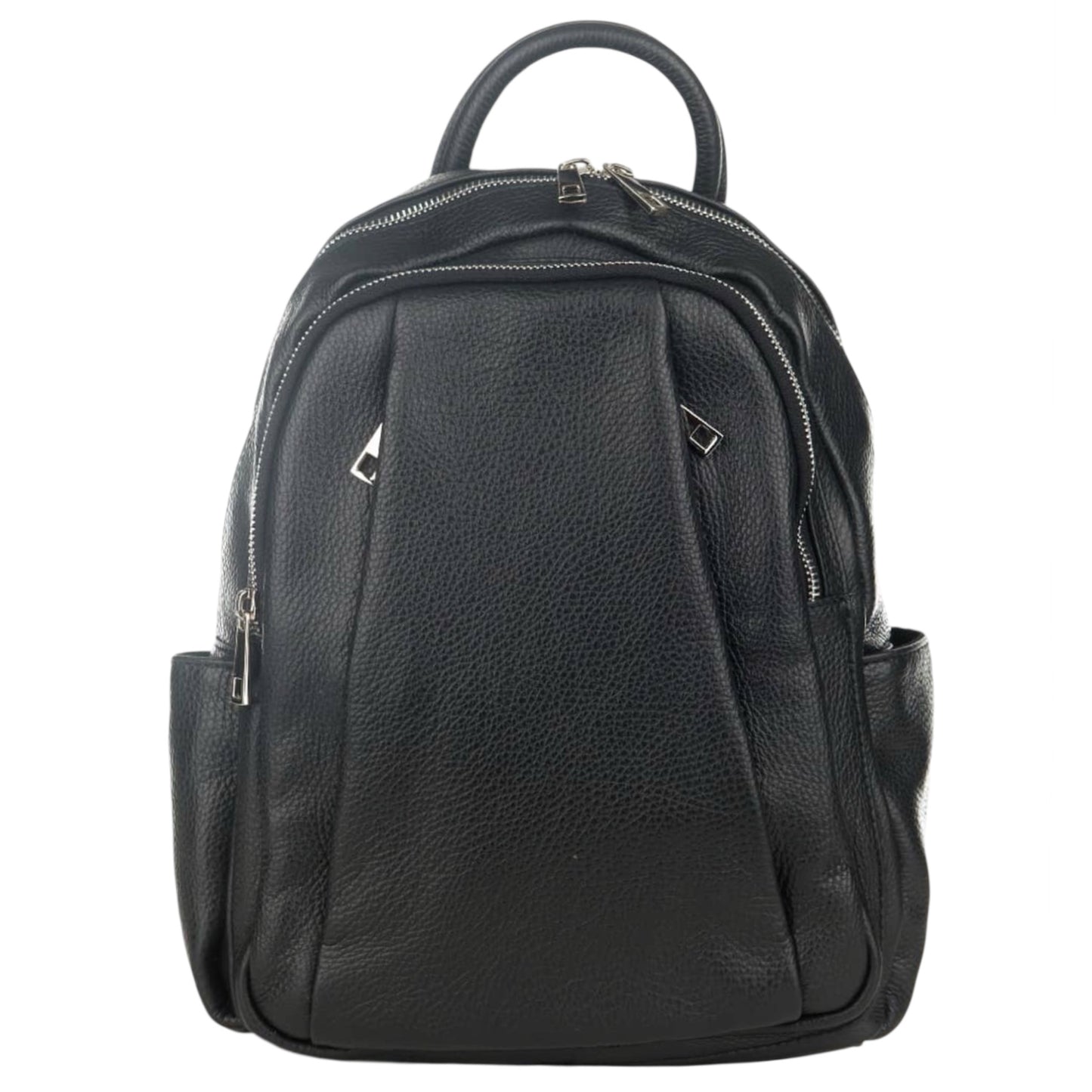 Modarno Zaino Donna in vera pelle multi tasche  35x12x25 cm