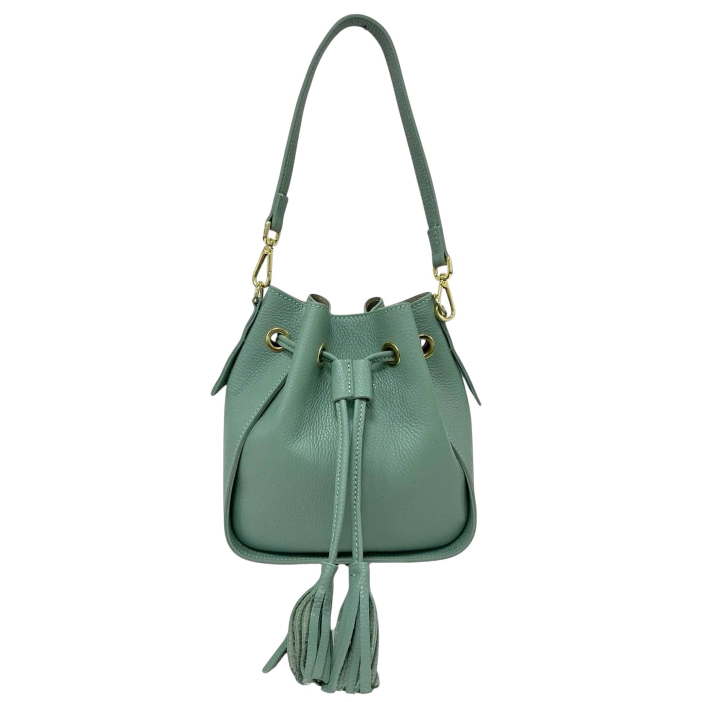 Modarno Borsetta Secchiello vera pelle 21x11x23 cm