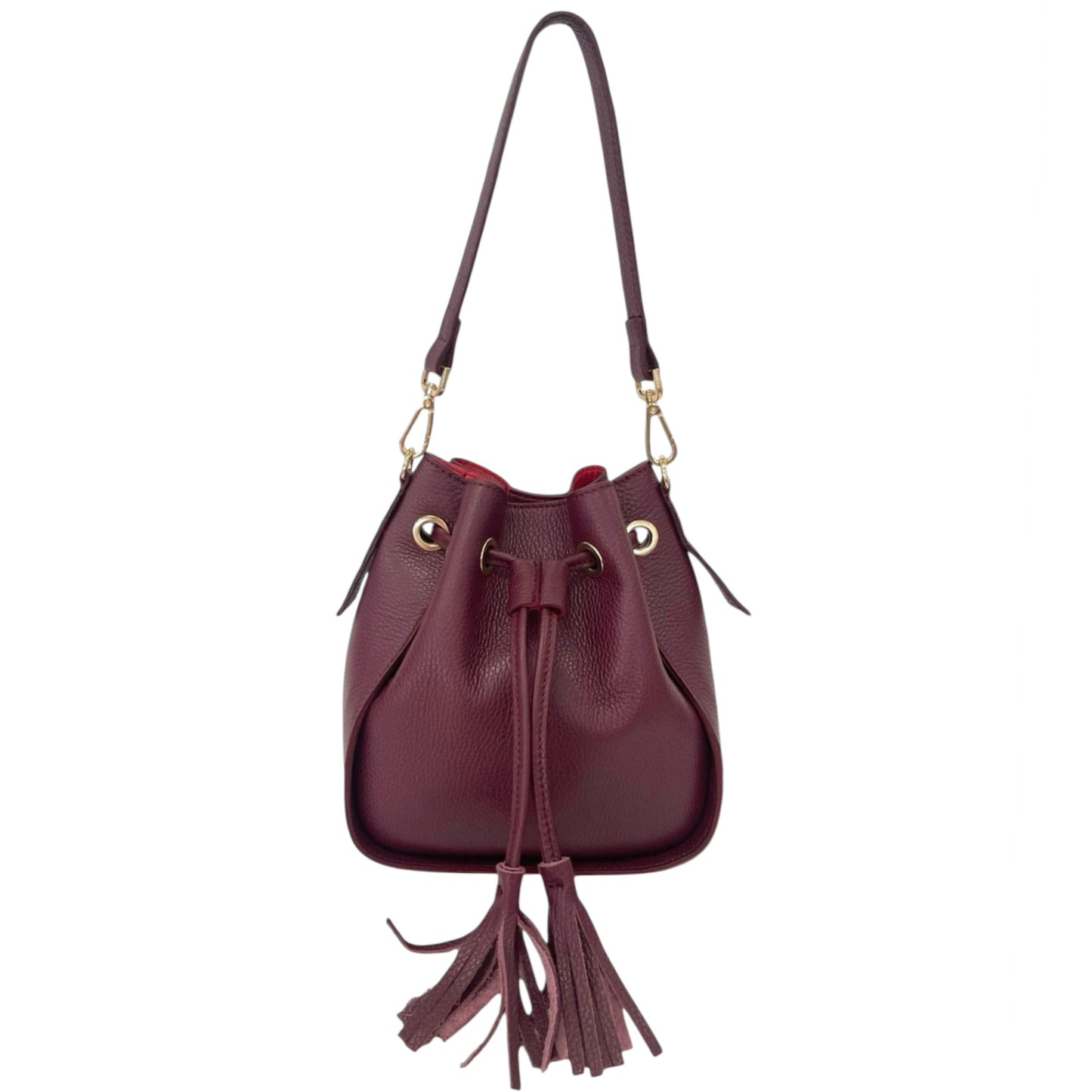 Modarno Borsetta Secchiello vera pelle 21x11x23 cm