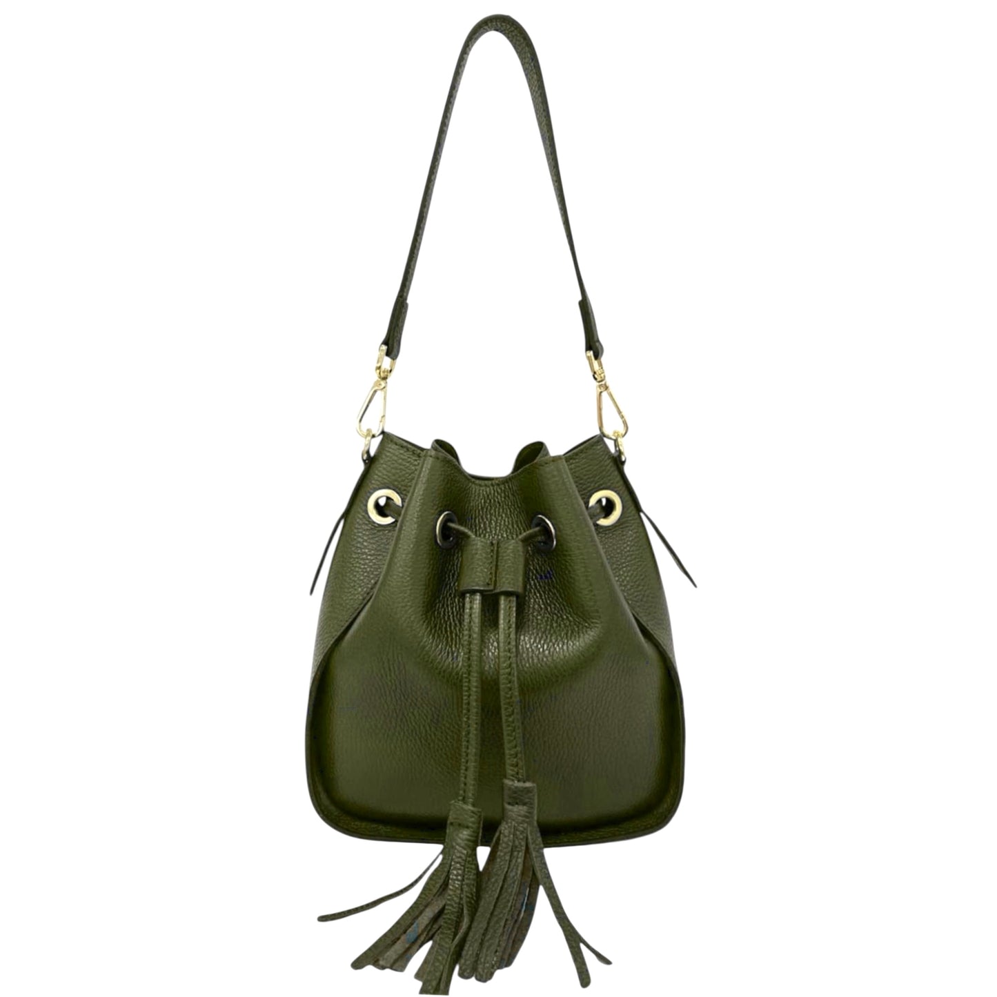 Modarno Borsetta Secchiello vera pelle 21x11x23 cm