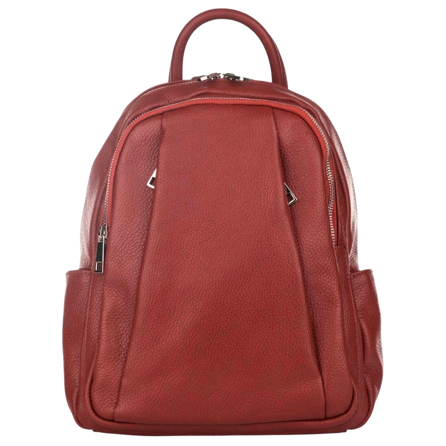 Modarno Zaino Donna in vera pelle multi tasche  35x12x25 cm