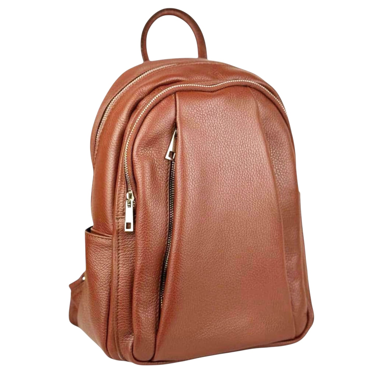 Modarno Zaino Donna in vera pelle multi tasche  35x12x25 cm