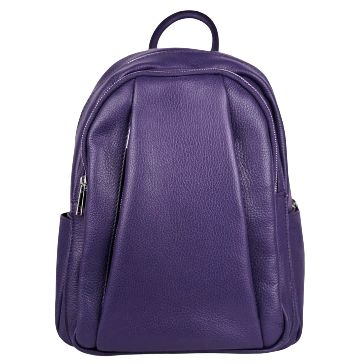 Modarno Zaino Donna in vera pelle multi tasche  35x12x25 cm