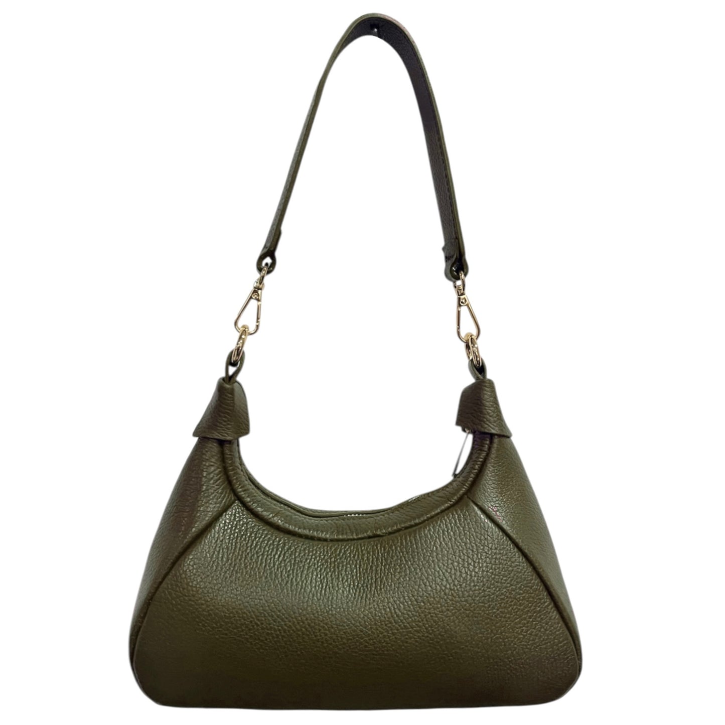 Modarno Borsetta a mano/tracolla BIBI in vera pelle 26x8x13cm