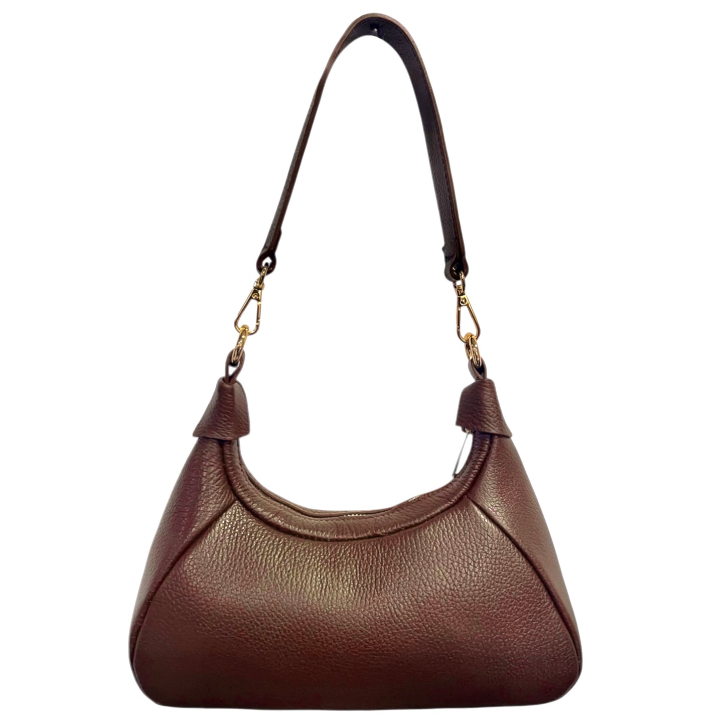 Modarno Borsetta a mano/tracolla BIBI in vera pelle 26x8x13cm