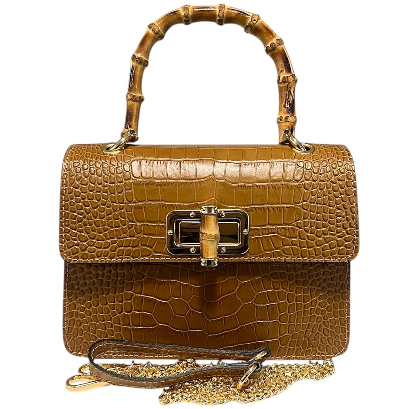 Modarno Borsa a mano fantasia Cocco 22x7x17 cm