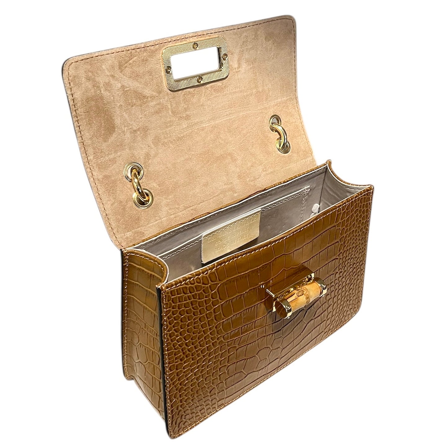 Modarno Borsa a mano fantasia Cocco 22x7x17 cm