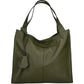 Modarno Shoulder Bag Borsa a Spalla da Donna in Vera Pelle 34x10x31 Cm