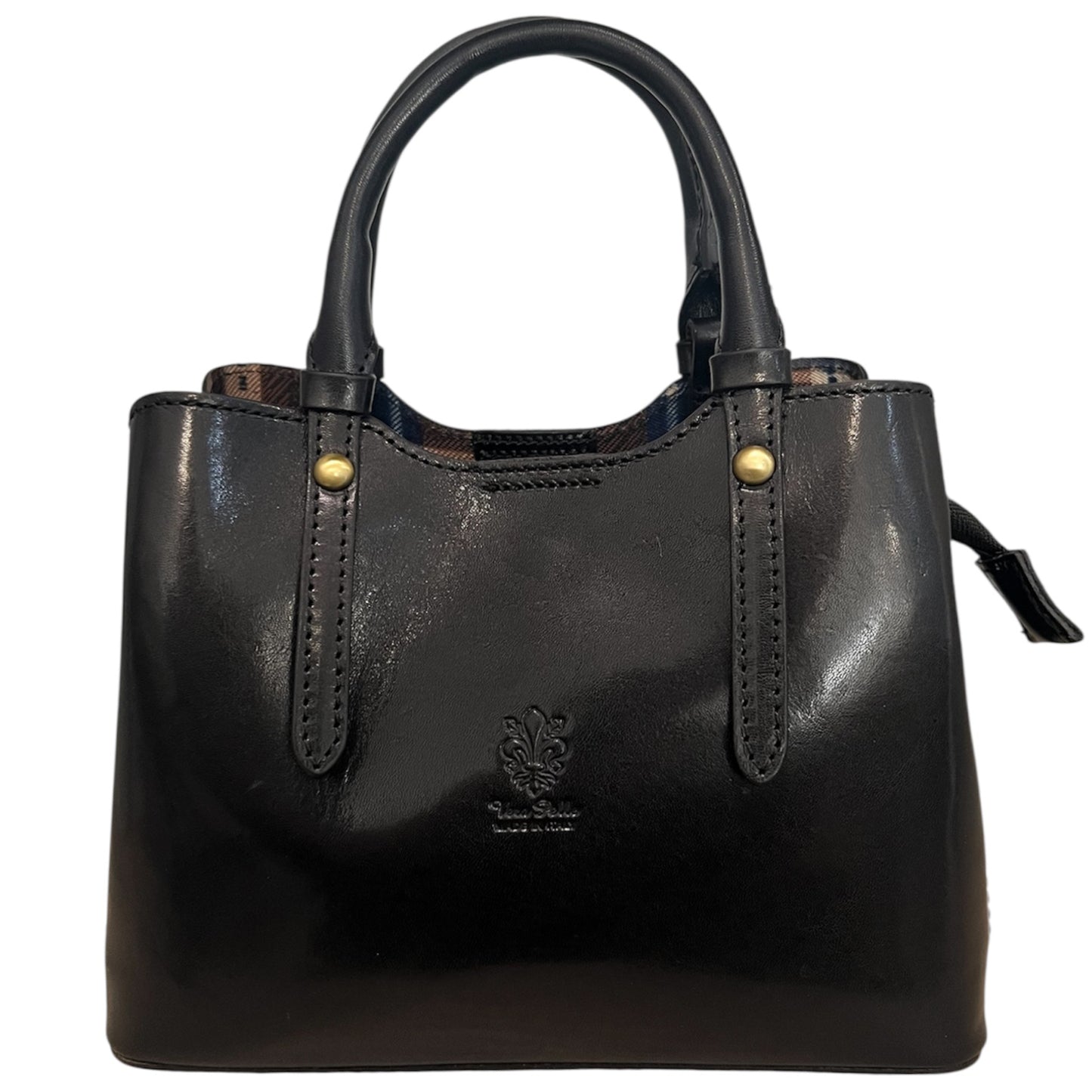 Modarno Borsetta a mano e a tracolla Cindy Pelle Vacchetta 24x11x18 cm