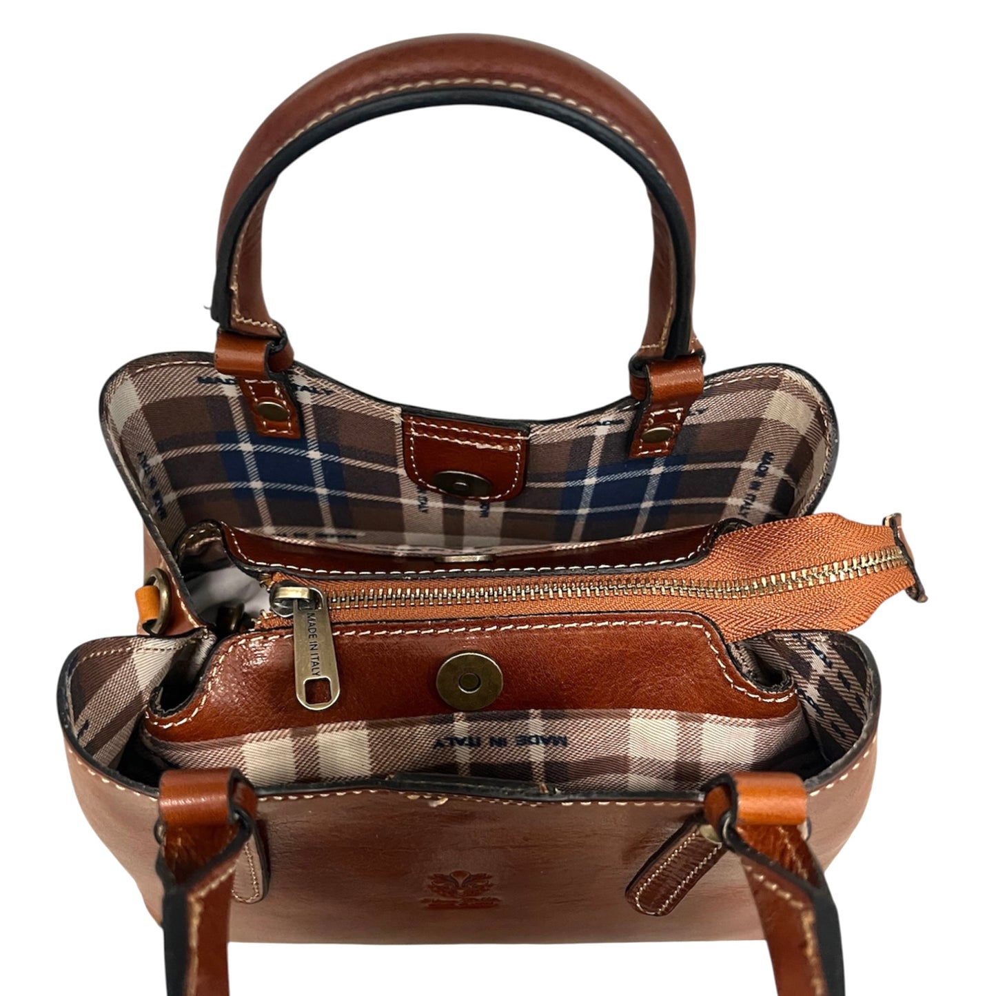 Modarno Borsetta a mano e a tracolla Cindy Pelle Vacchetta 24x11x18 cm